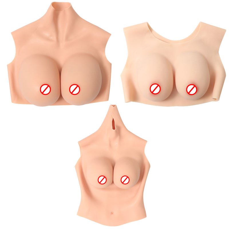 breast shape Fake Silicon Chest big cup Adult Big Tits Artificial Fake Boobs Silicone Breast Form Crossdress