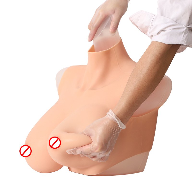 breast shape Fake Silicon Chest big cup Adult Big Tits Artificial Fake Boobs Silicone Breast Form Crossdress