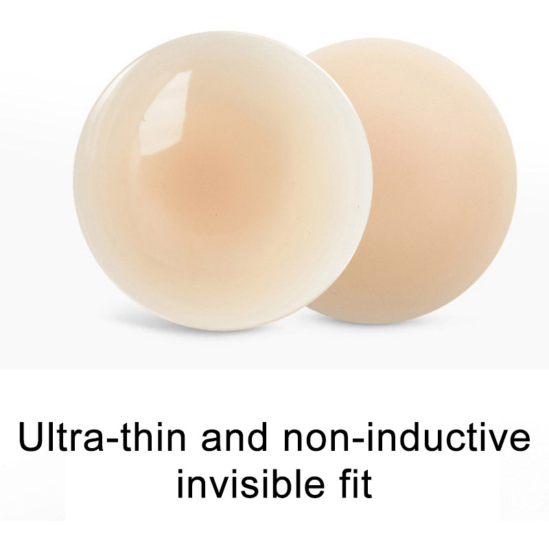 Invisible Medical Grade Adhesive Silicone Nipple Shield Bra Paste Seamless Reusable Silicone Nipple cover intimates accessories