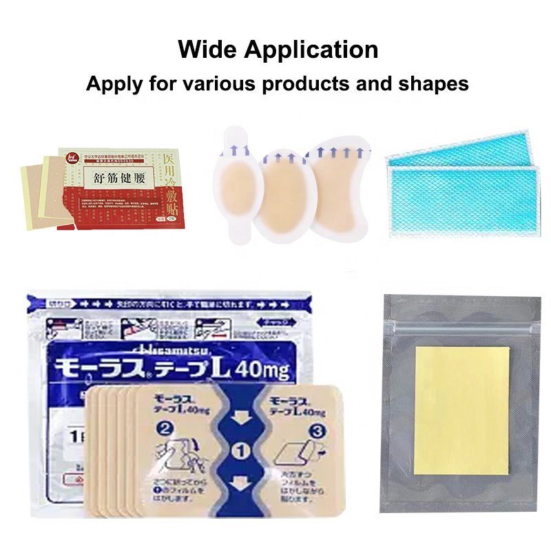 BG800Z 2 lines Breastfeeding Cracked Sore Nipples Cooling Hydrogel Breast Pad zipper bag packing machine with feeder