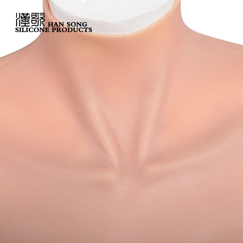 Silicone Full Bodysuit With Arm For Transgenders Drag Queen Breast Plate Forms With Fake Vagina Bodysuit
