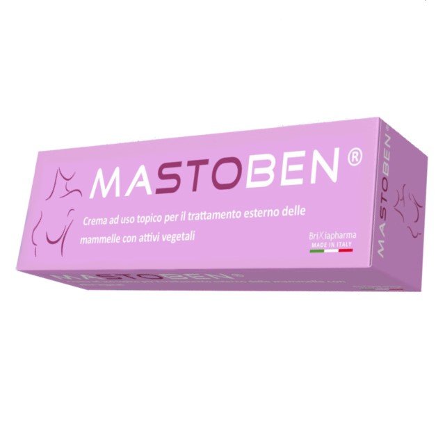 Made in Italy MASTOBEN Cream 50 ml Tube for breast tenderness