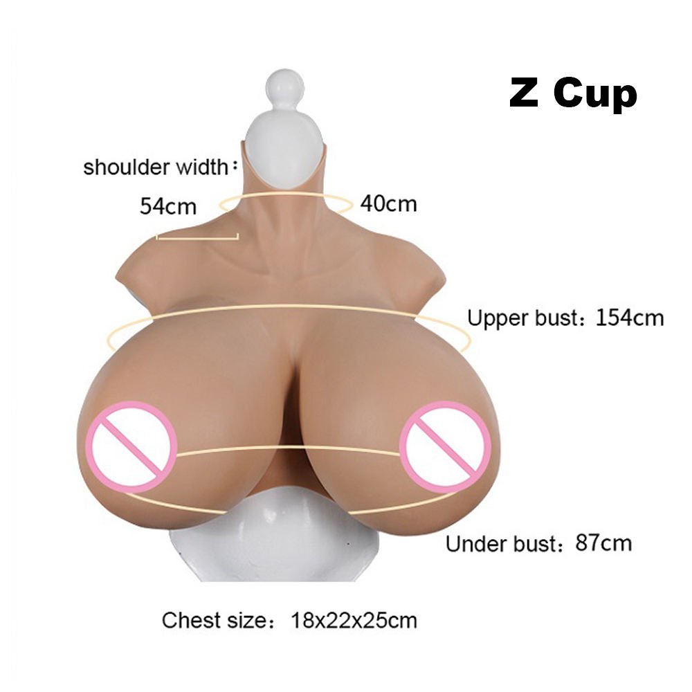 Z cup Silicone Breast Forms Realistic Fake boobs Men to Women hugeTits Enhancer Crossdresser Drag Queen Shemale Transgender