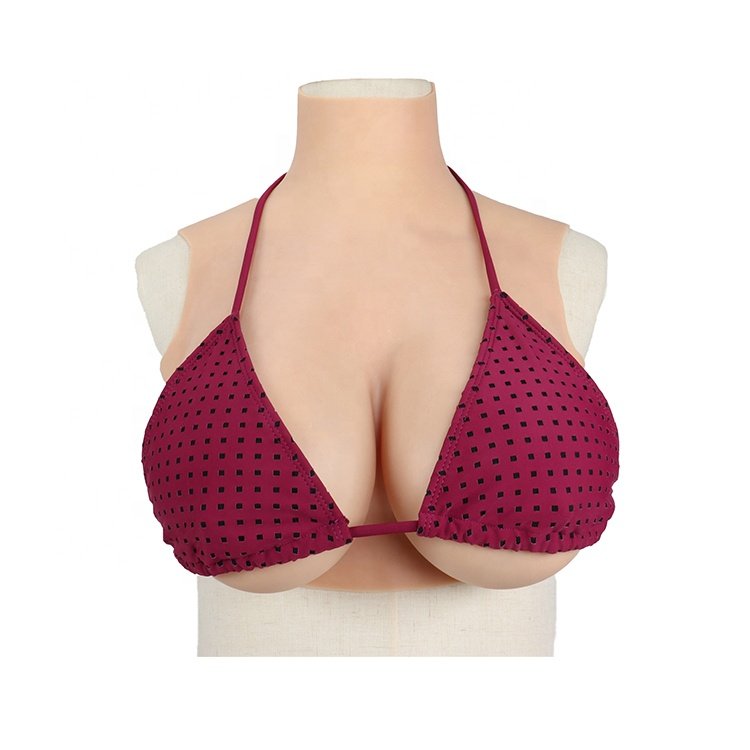 H Cup Crossdress Transgenders Silicone Breast Forms Realistic Fake Boobs Breast Plate Silicone Crossdresser