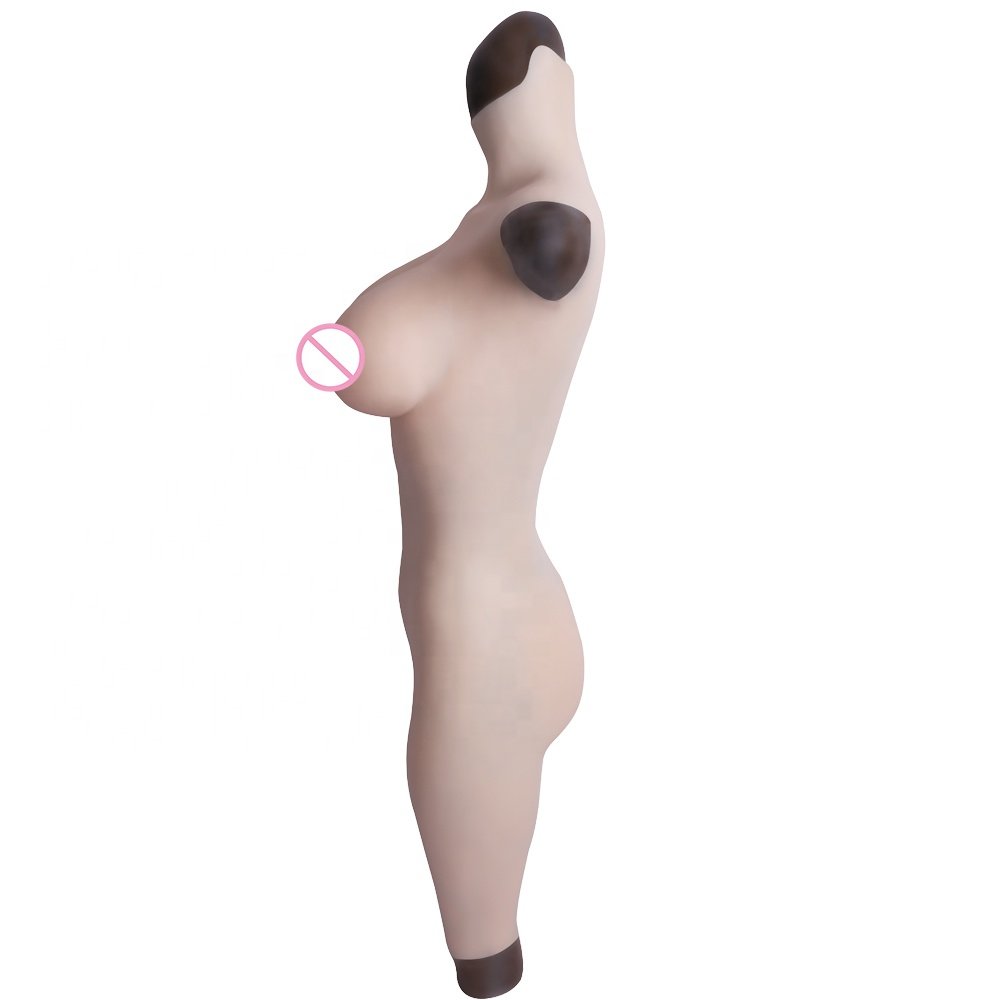 Source FactoryNew Memory silicone material body with big G cup breast forms silicone bodysuit