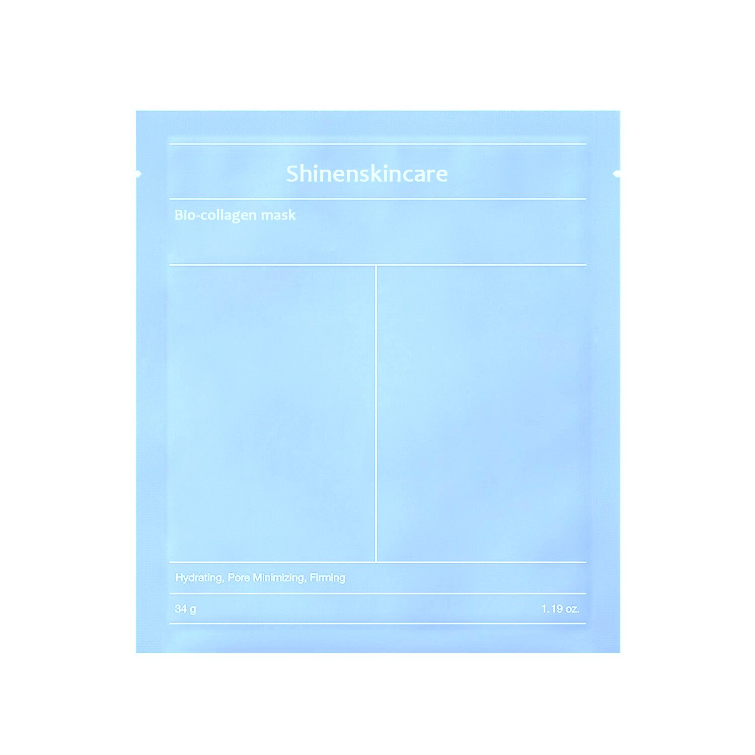Korean Lifting Whitening Brightening Absorbable Bio-Collagen Hydrogel White Bio-Collagen Sheet Mask