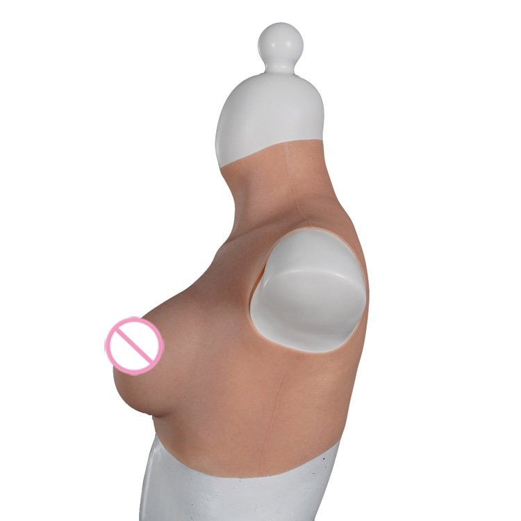 B10 US Warehouse Artificial Silicon Breasts lifelike Cosplayer Drag Queen Transvestite D cup Fake Boobs Man Woman
