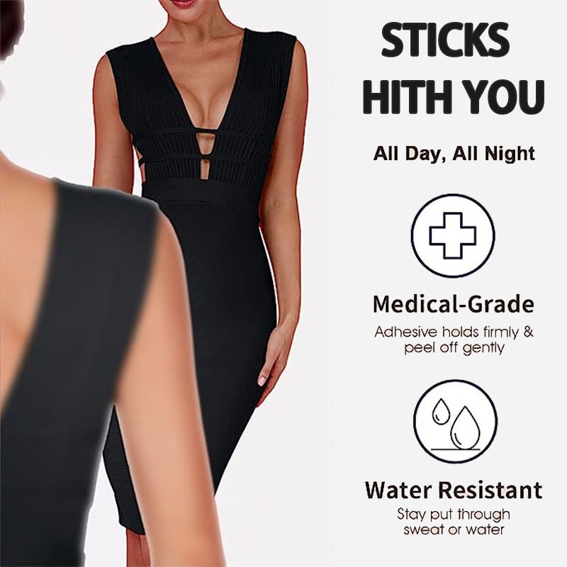 Reusable Silicone Nipple Cover Invisible Pasties with Matte Finish Padded Seamless for Women Silicone Breast Forms