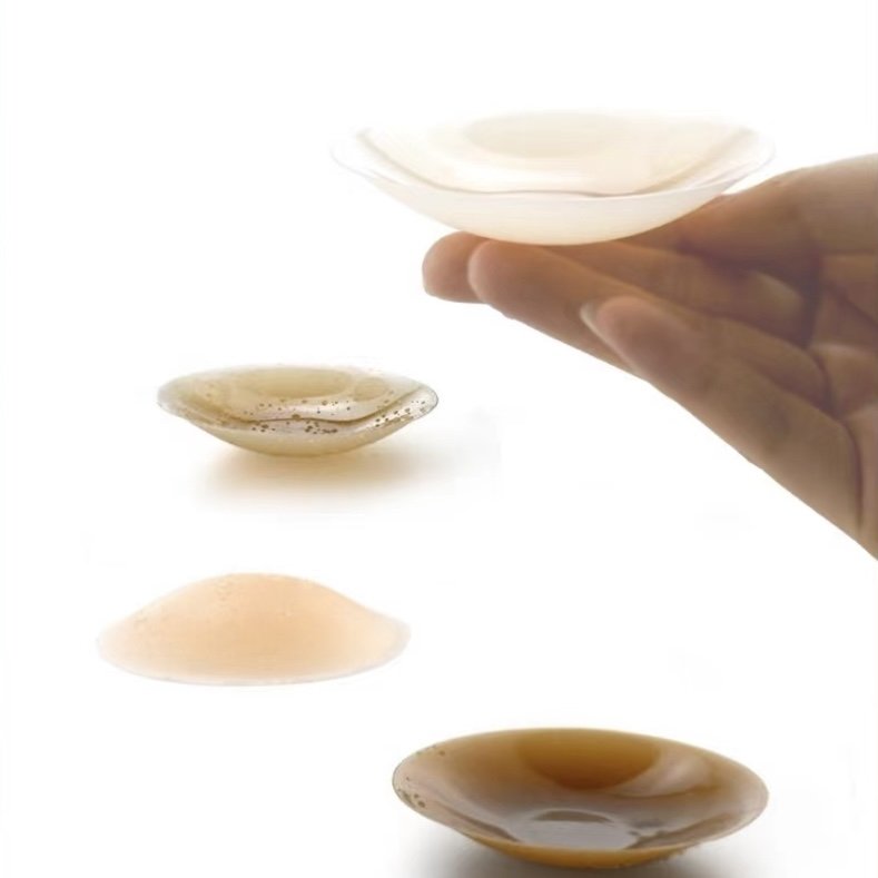 Reusable Silicone Nipple Cover Invisible Pasties with Matte Finish Padded Seamless for Women Silicone Breast Forms