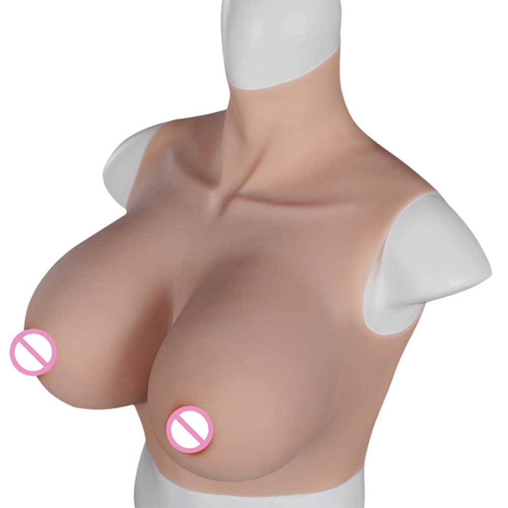Silicone Breast Form Fake Vagina Panties Set Realistic Big Boobs Butt Enhancer Underwear Male Female Crossdresser Transgender