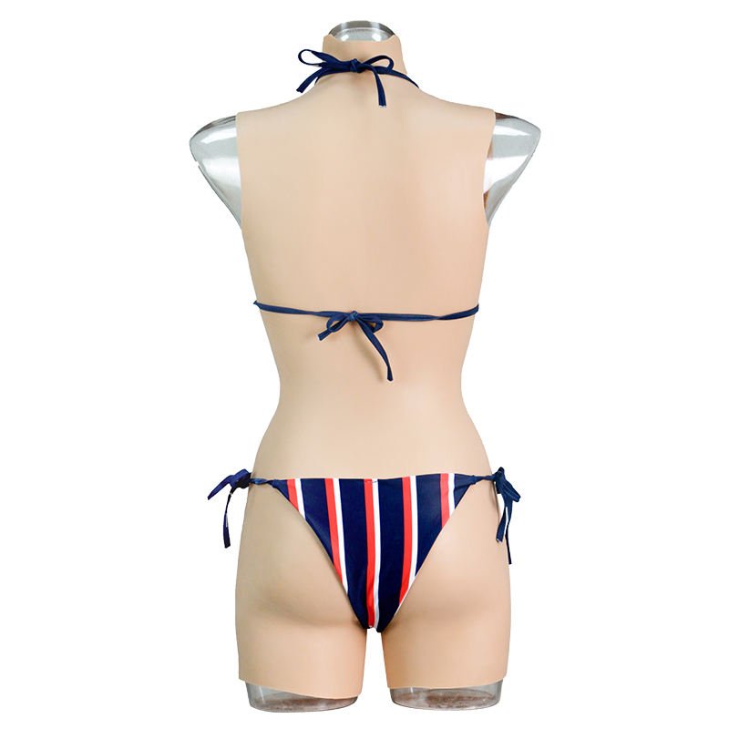 Customized Lifelike Wearable Silicone Full Body Suit Breastplate Big Breast Forms Bodysuit for Transgender Cosplayer