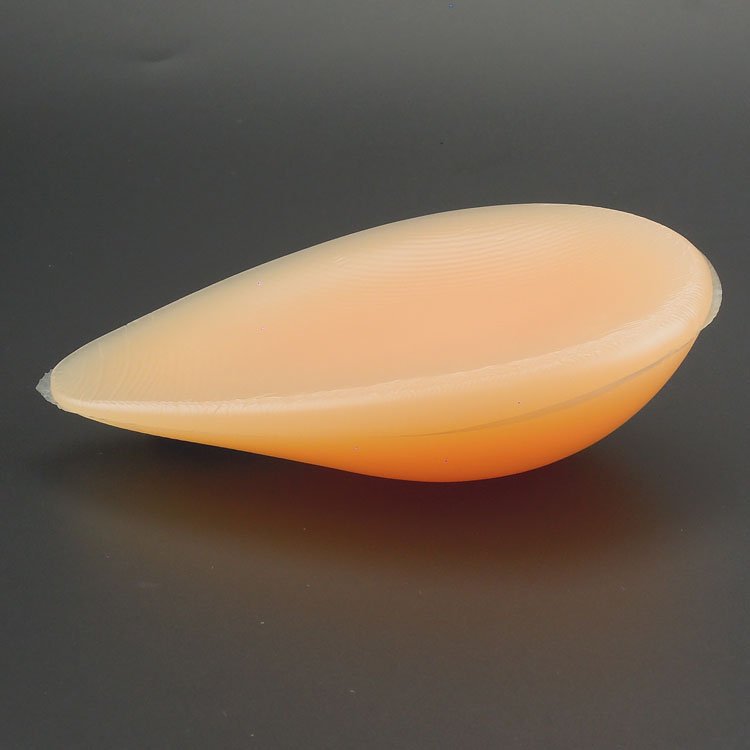 Artificial silicone realistic breast prosthesis