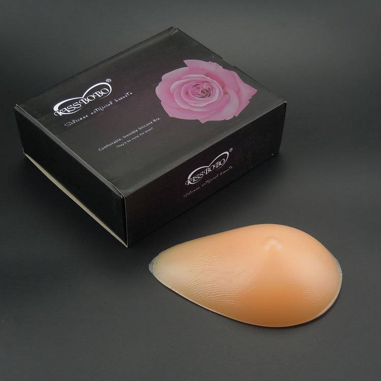 Artificial silicone realistic breast prosthesis