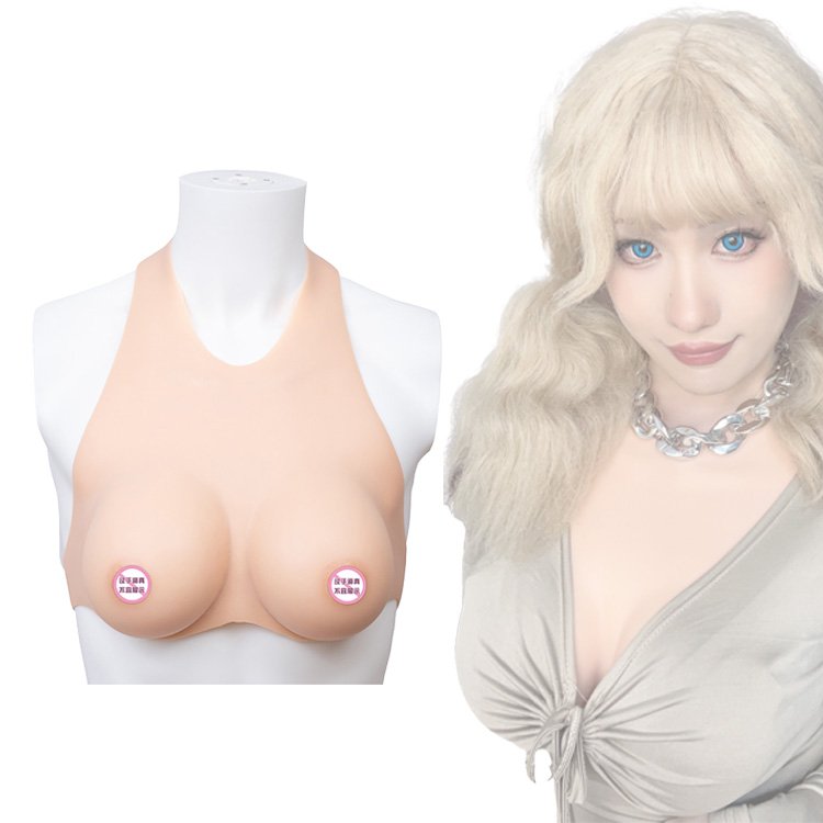 Cheap Hollow Lightweight Silicone Boob Breast Forms Artificial Silicon Boobs Breast Wearable For Sell Boy To Girl