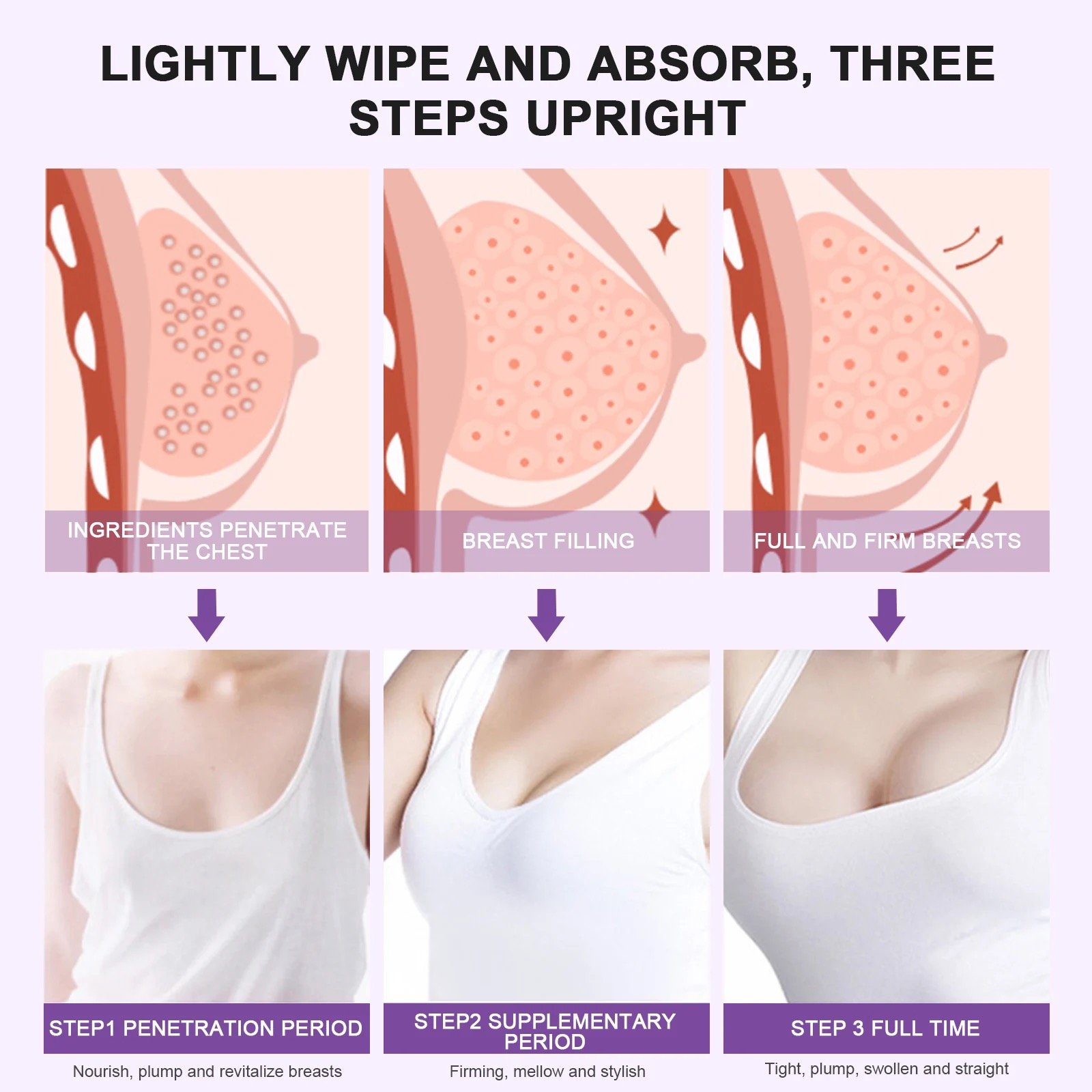 OEM one spring wholesale beauty products herbal big enlargement tightening cream breast form breast enhancement cream