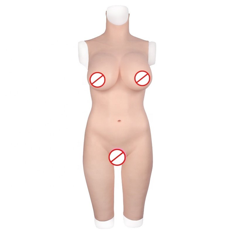 Hot Sale Silicone Body Suit Crossdress Clothing Silicone Padded Hip Butt Panty Silicone Female Body Suit