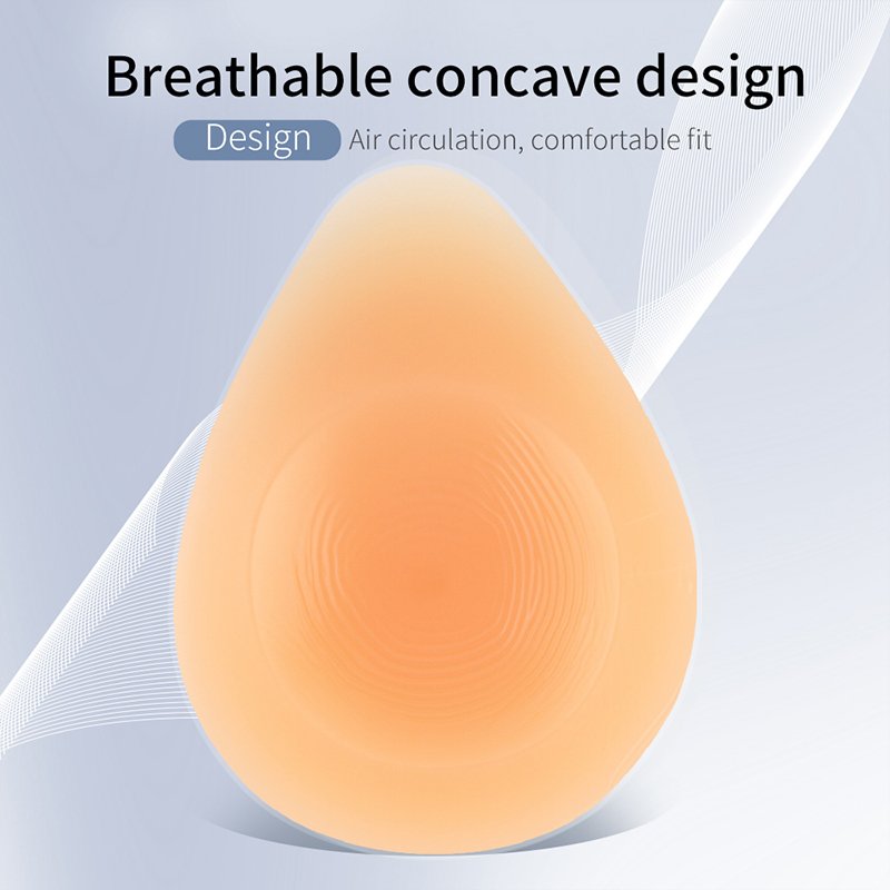 AT Prosthetic Silicone Breast Form For Mastectomy Bra Pad Post Operation Breast Pad