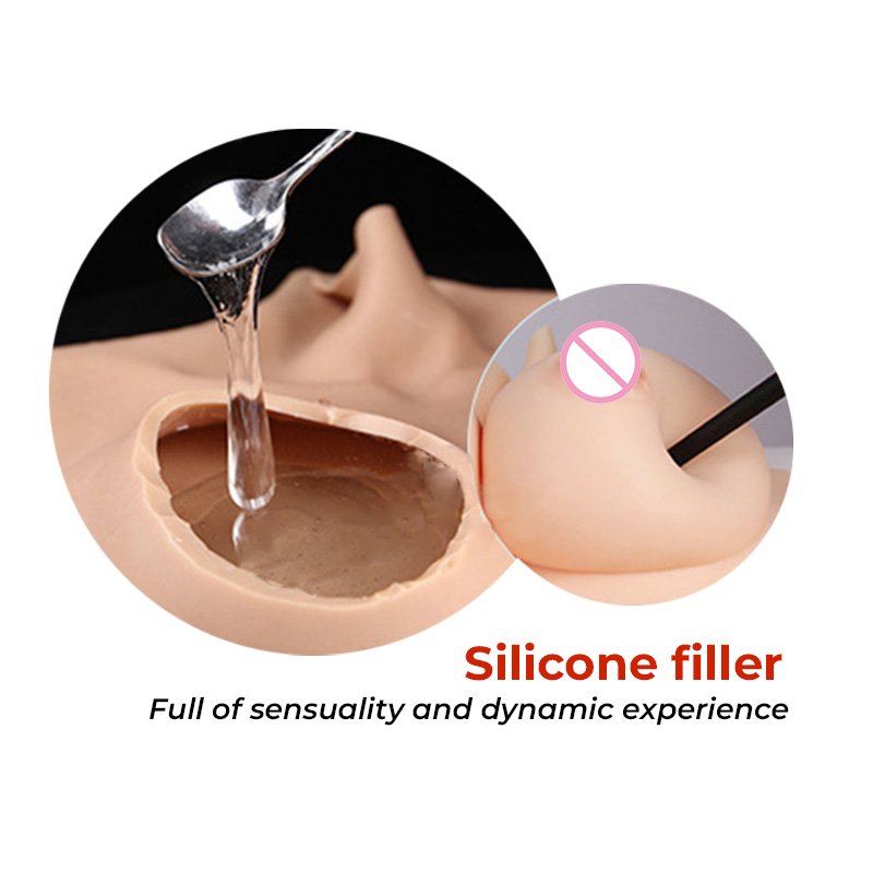 ETA High Collar Silicone filled Transgender Huge Fake Breast Forms Realistic Huge z cup Boobs Tits For Cosplay Sissy Drag Queen