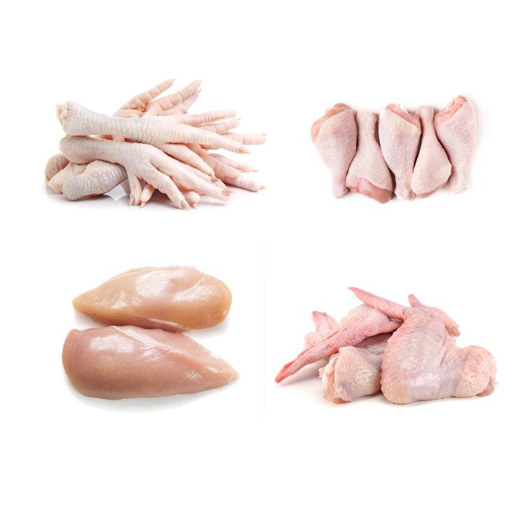 Automatic combination scale weigher filling meat poultry wings packaging machine frozen raw chicken breast packing machine