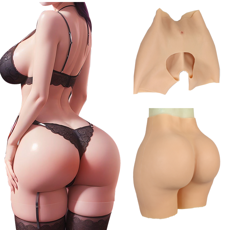 1kg sexy seamless padded buttocks silicone underwear hip enhancer shaper butt lifter panties Breast form