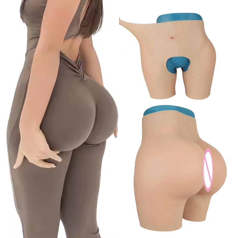 1kg sexy seamless padded buttocks silicone underwear hip enhancer shaper butt lifter panties Breast form