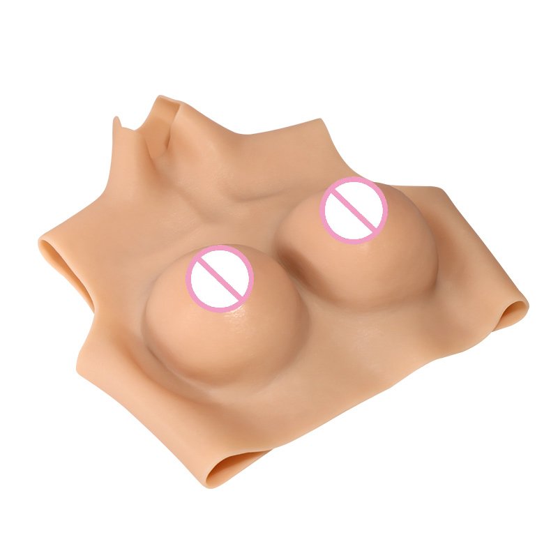Silicone Breastplate B-F Cup Fake Boobs Breast Forms Realistic Fake Breasts for Crossdresser Transgender Drag Queen