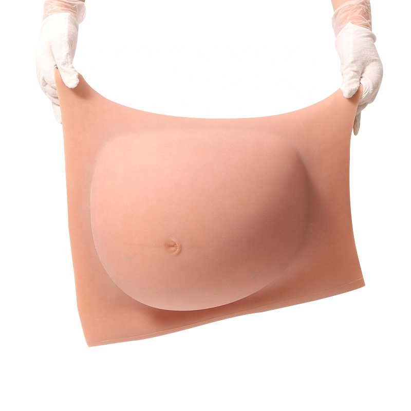 Huge Realistic False Pregnant Tummy Silicone Filler High Simulation Artificial Fake Silicone Pregnant Belly For crossdresser