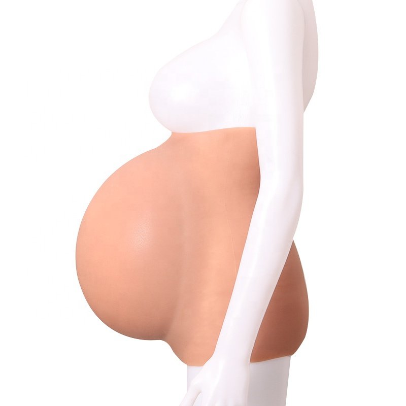 Huge Realistic False Pregnant Tummy Silicone Filler High Simulation Artificial Fake Silicone Pregnant Belly For crossdresser