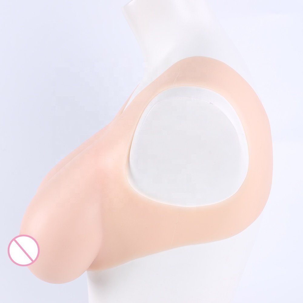 On Sale Realistic Cosplay Fake Breasts Silicone Filled Transgender Huge Fake Boobs For Shemale Transgender Breast Forms