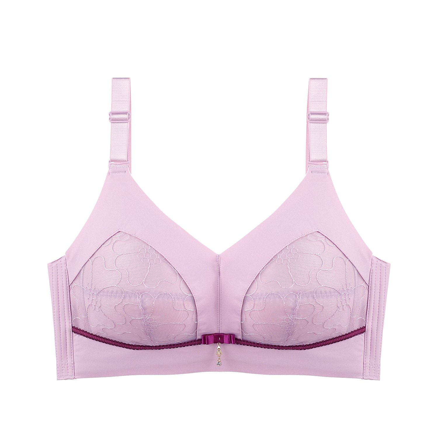 Summer Thin Large Breasts Small Special Breast Reduction Bra Ladies Bra Brief Set Girl Lady Women,women Custom Size Full Cup