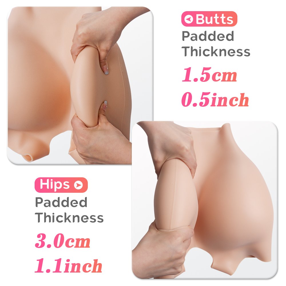 Fesses en silicone Buttocks And Hips Sexy Bums Big Ass For African Woman Body Shpaing