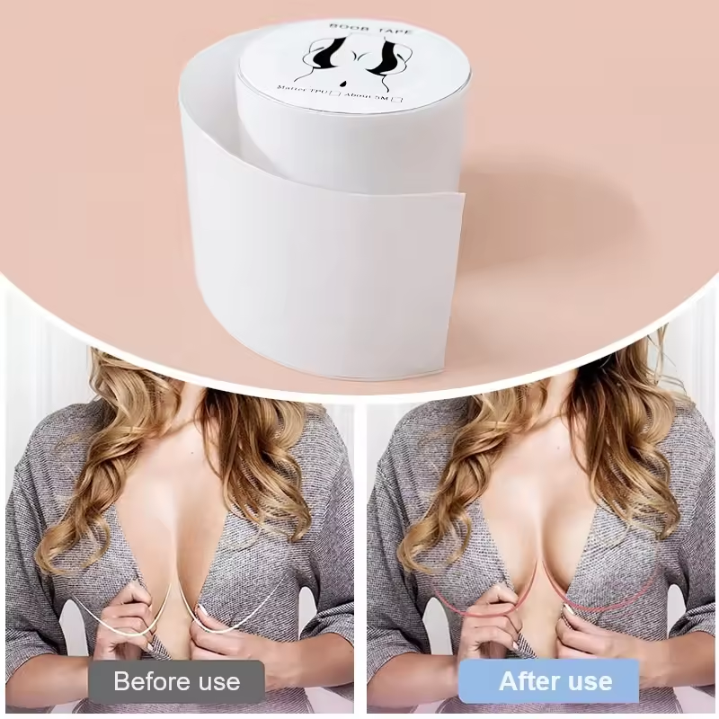 Transparent PTU Invisible Lift Strap boob tape breast tape with nipple cover traceless anti-expansion/bra cup