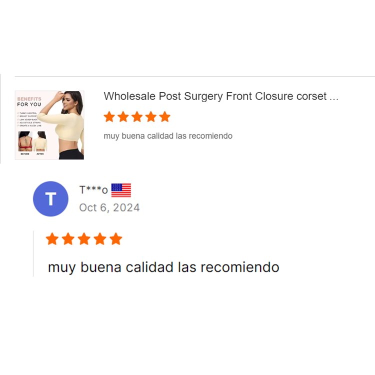 Wholesale Post Surgery Front Closure corset Arm Compression Shaper bra tops Back Support Posture faja Tops bra Shapewear