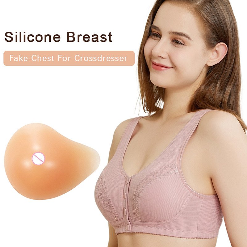 Realistic False Boobs Chest Breast Mastectomy Silicone breast shape Spiral triangle extension for breast cancer patients