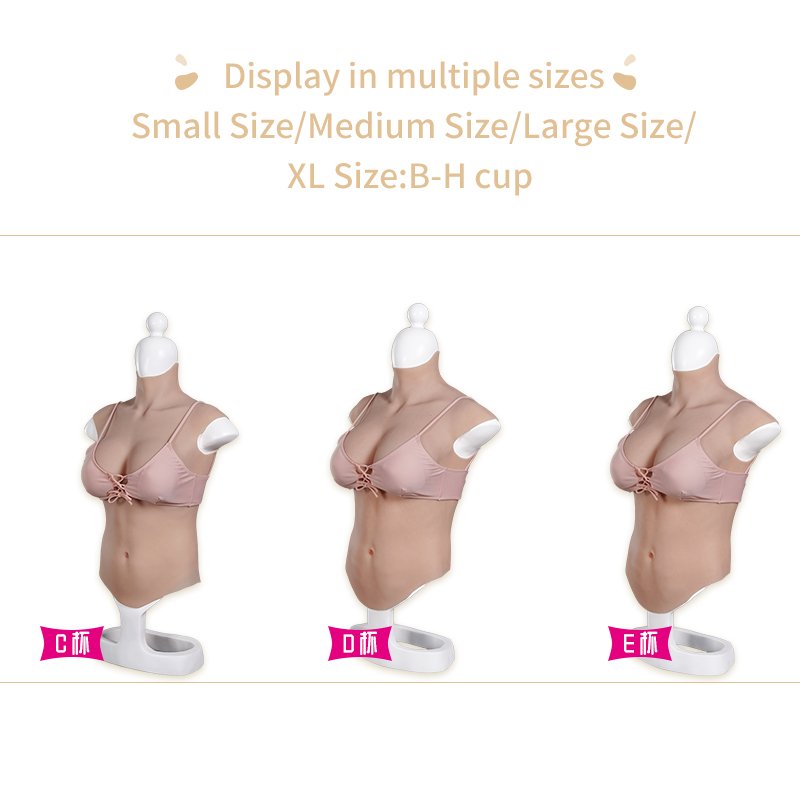 8th Generation Factory Direct Supply Realistic Boobs Huge Tits Realistic Boobs Drag Queen Half body Silicone Breasts Forms