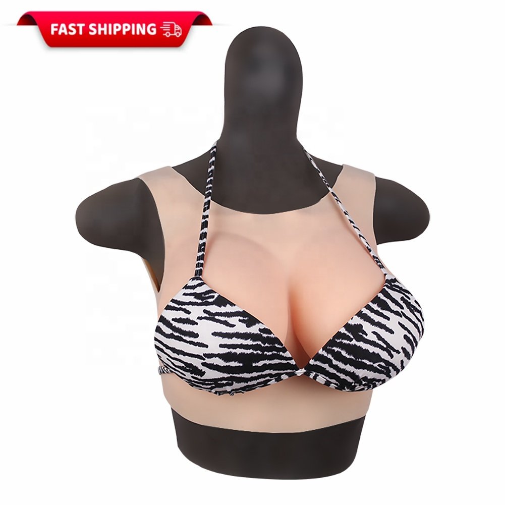 SentryMed Fake Silicone Breast Forms Breathable Huge Boob Silicone Transgender Drag Queen Shemale Crossdresser Big Chest