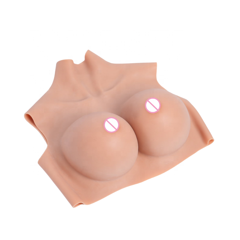 Sissy men big size silicone breast crossdress fake silicone boobs forms underwear for men
