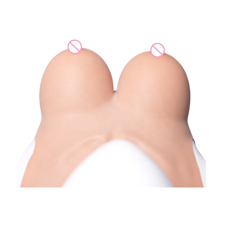 Sissy men big size silicone breast crossdress fake silicone boobs forms underwear for men