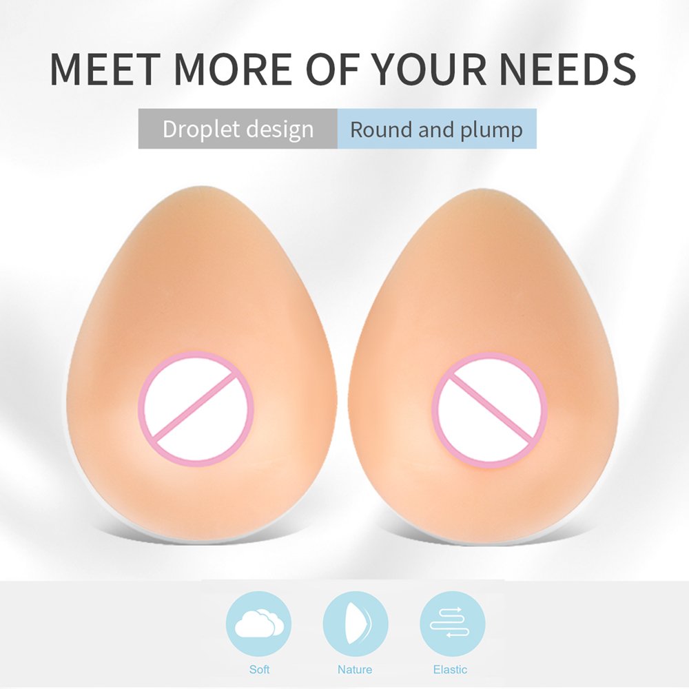 ONEFENG Silicone False Breasts Hot Selling Sexy Boobs Silicone Tits 600g/pair for Shemale for wholesale