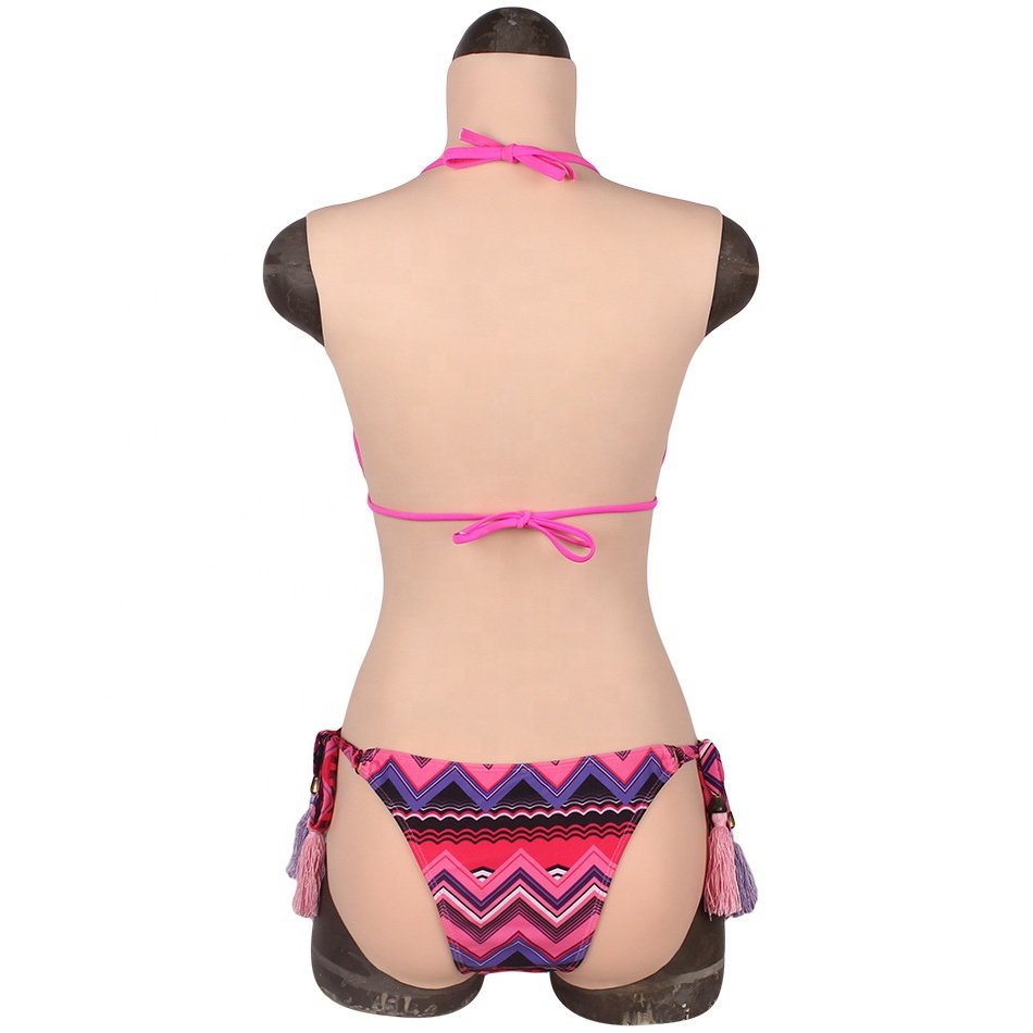 Crossdresser Bodysuit Silicone Breast Forms with Fake Vagina for Transgender