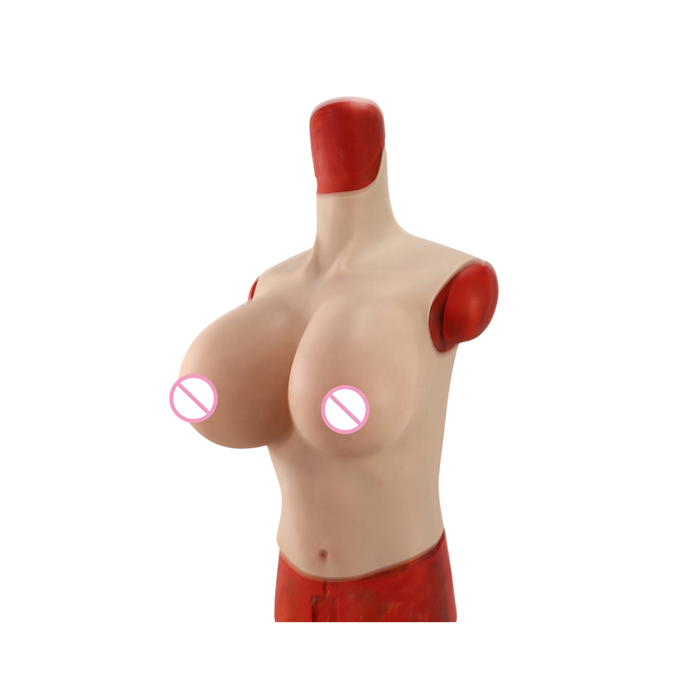 Sexy Ladies Generation Silicone Breast Plates Realistic Like Actual Skin with Cotton for Crossdressers Transgender