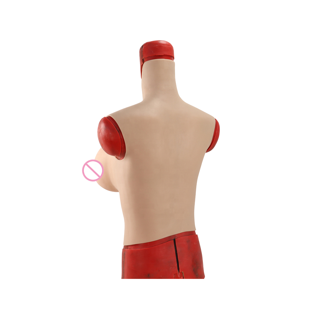 Sexy Ladies Generation Silicone Breast Plates Realistic Like Actual Skin with Cotton for Crossdressers Transgender