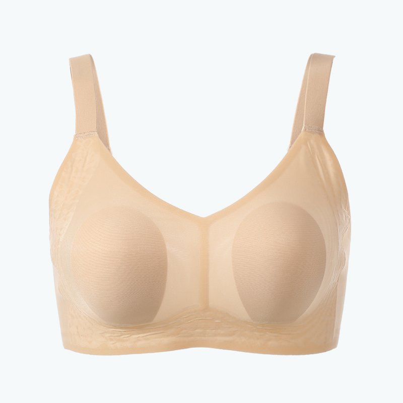 Factory Direct Sales Silicone Soft Support Wireless Bralette Smoothing Lightly Padded T-Shirt Bra