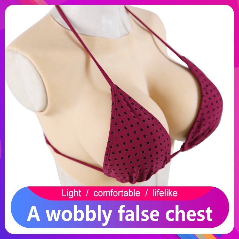 Crossdresser False boobs Artificial Silicone Breast Forms Prosthesis Tits For Shemale Trandsgender Drag Queen Cosplay G Cup