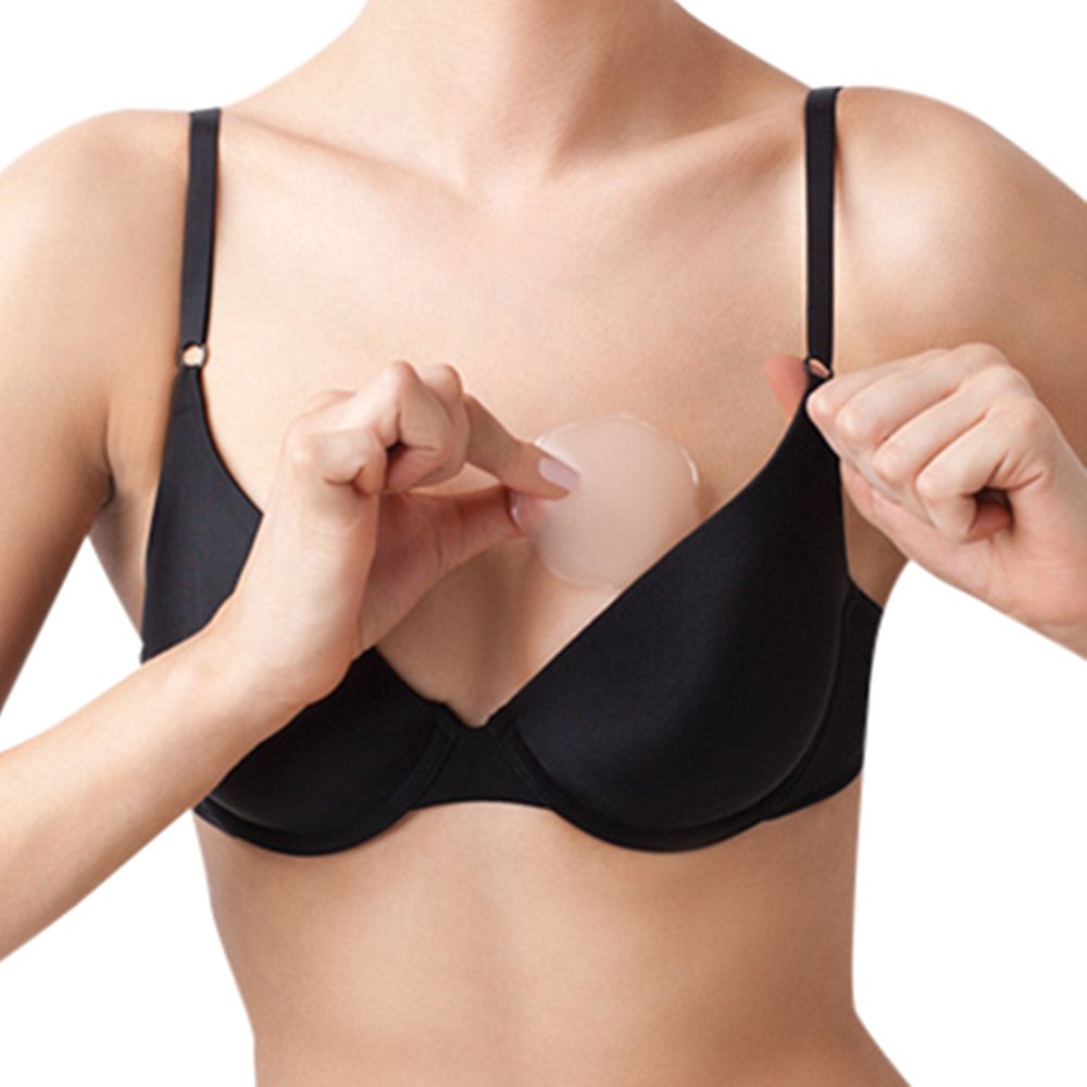 Breast Nipple Pasties Reusable Adhesive Silicone Nipple Covers Bra Pads