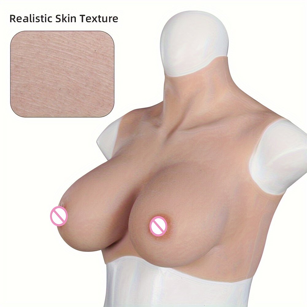 Realistic Crossdresser Silicone Fake Boobs B C D E F G Cup Tits Chest False Breast Forms for Transvestites Drag Queen