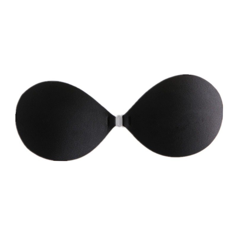Factory wholesale strapless reusable push up sticky invisible bra for deep V dresses
