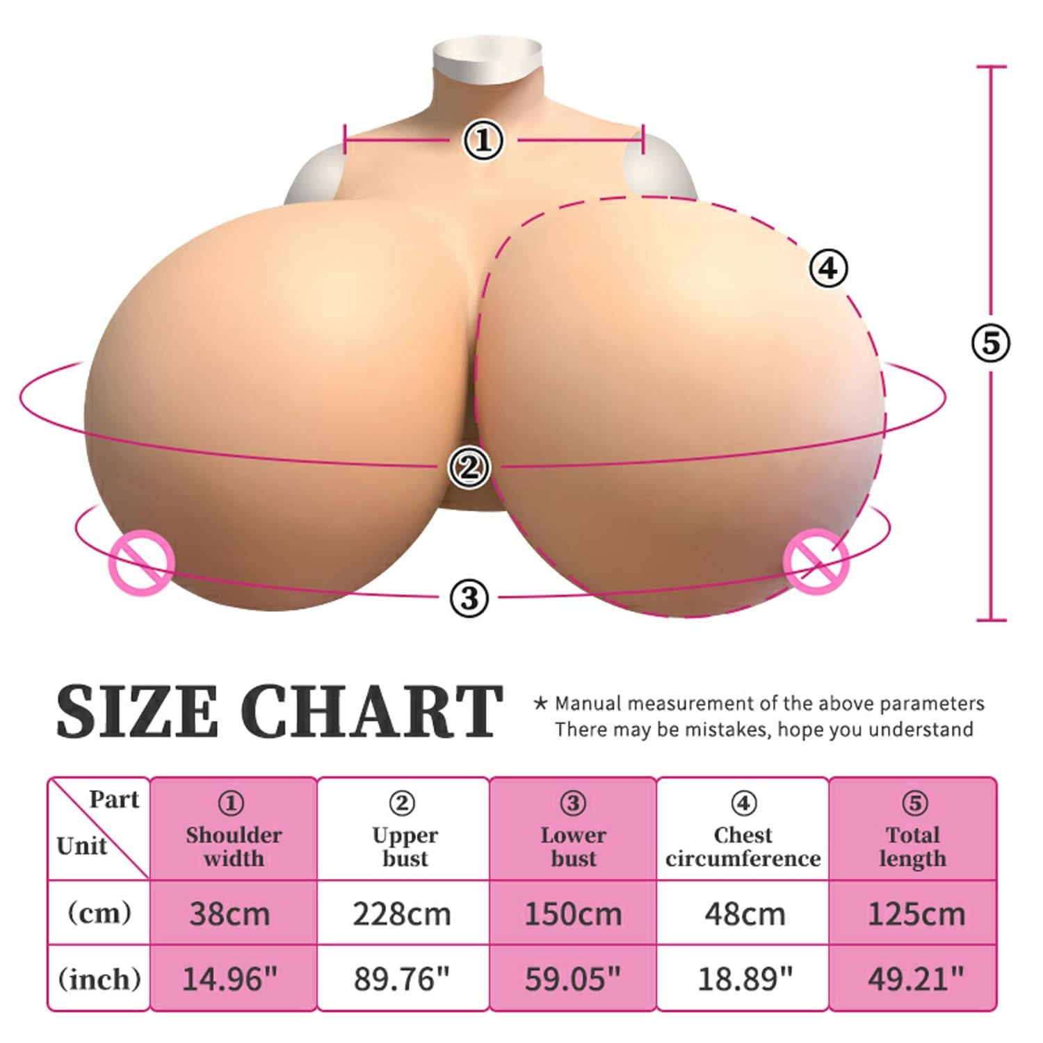 DIY Inflatable Silicone Realistic Breast Forms Biggest Fake Boobs ZZZ Cup For Man To Woman Cosplay Crossdressing LGBT Customized
