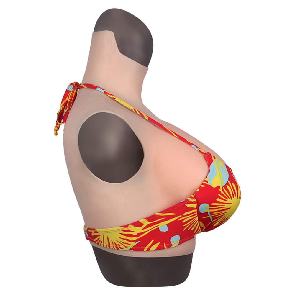 URCHOICE Artificial transvestite cotton fake breast form crossdresser drag queen CD TD transgender huge boobs breast prostheses
