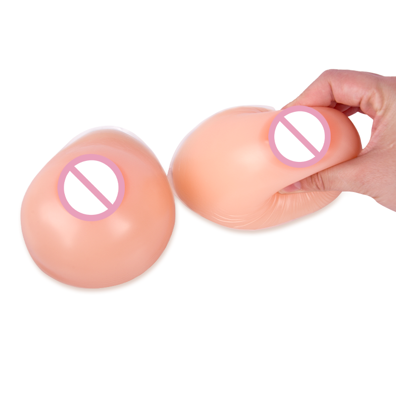 Custom Size Artificial Silicone Wearable Breast Fake Boob Breast Prosthesis Wearable Silicone Bra Insert Fake Breast
